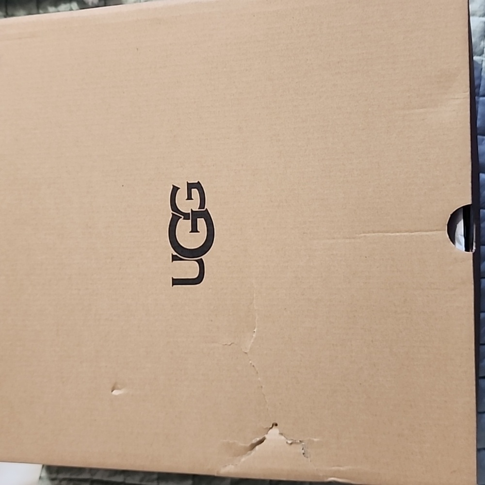 Ugg Bailey Bow Velvet Ribbon GREY Size 9 NWT